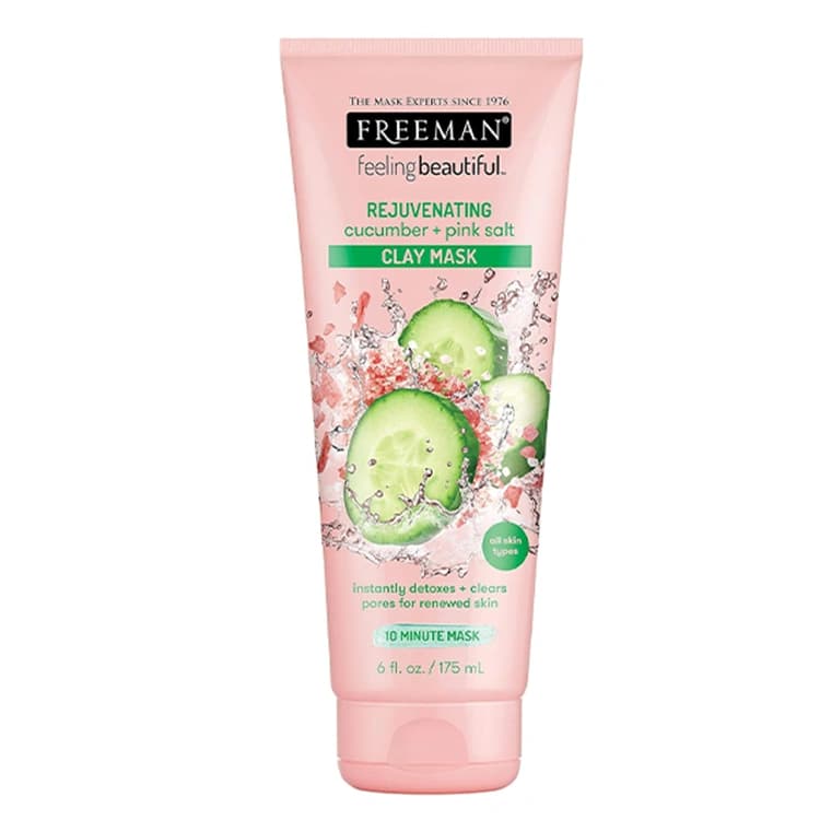 ماسک صورت Freeman مدل Rejuvenating Cucumber Plus Pink Salt حجم 175 میلی لیتر