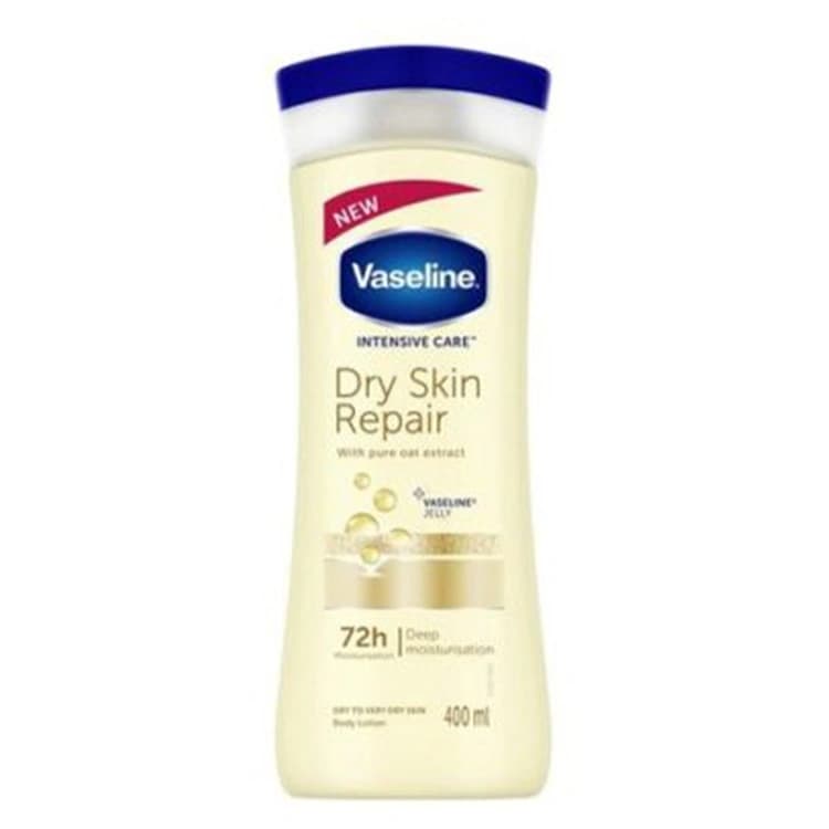 لوسیون بدن Vaseline مدل Dry Skin Repair حجم 400 میلی لیتر