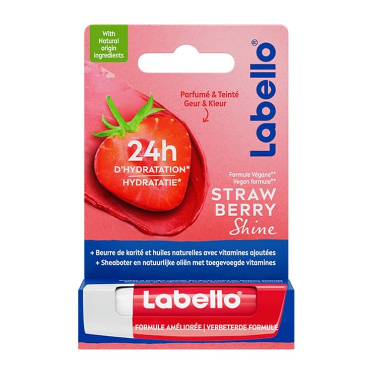 بالم لب Labello مدل Strawberry Shine