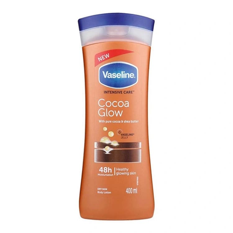 لوسیون بدن Vaseline مدل Cocoa Glow حجم 400 میلی لیتر