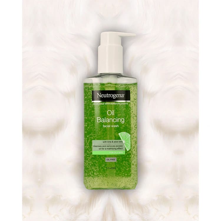 ژل شوینده صورت Neutrogena مدل Oil Balancing حجم 200 میلی لیتر — تصویر ۳