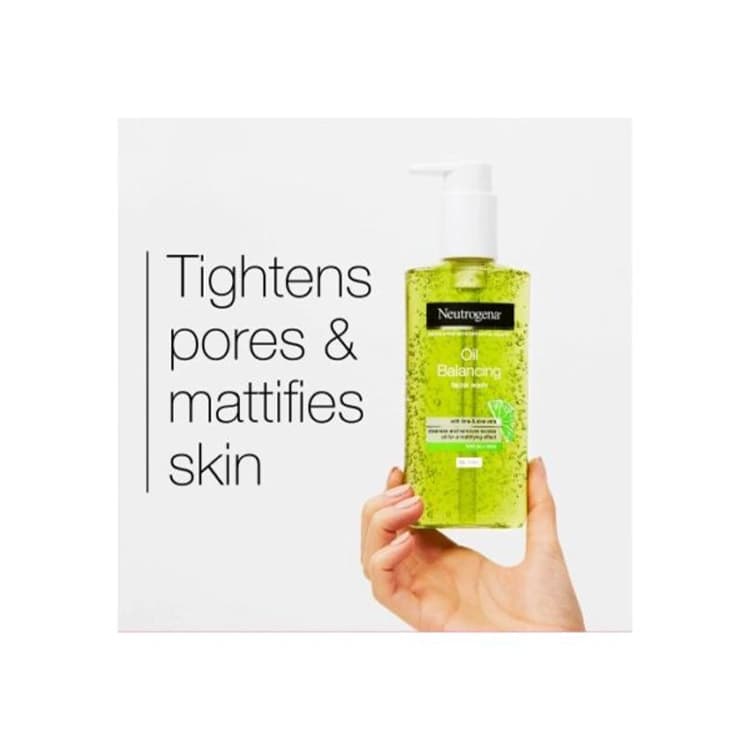 ژل شوینده صورت Neutrogena مدل Oil Balancing حجم 200 میلی لیتر — تصویر ۷