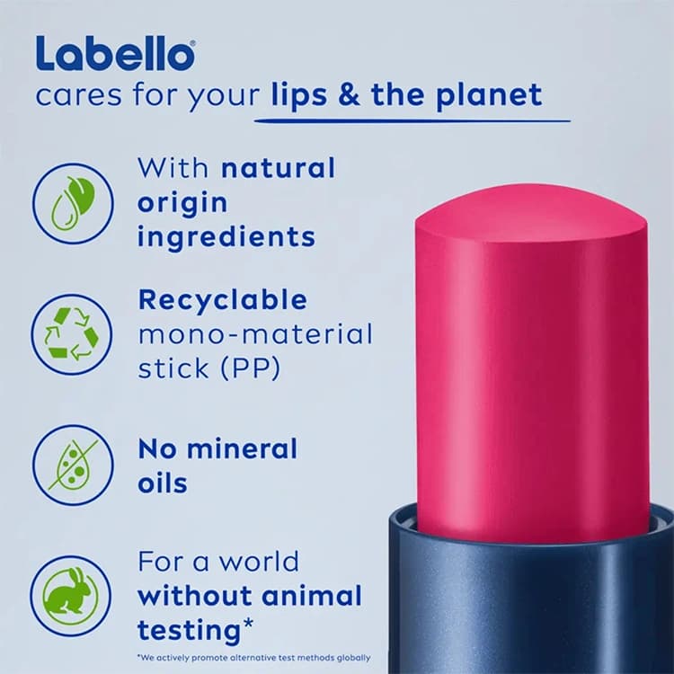 بالم لب و گونه Labello مدل Caring Beauty — تصویر ۴