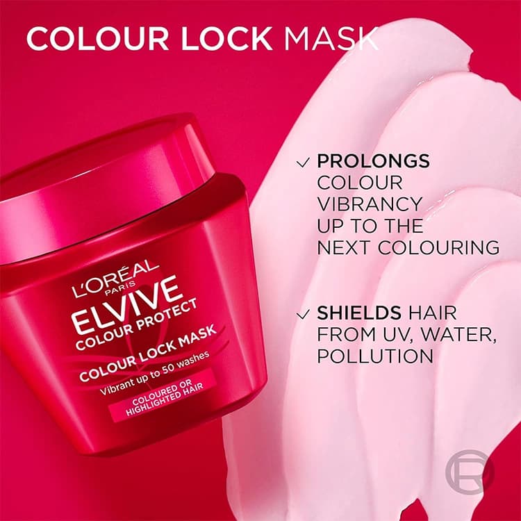 ماسک مو Loreal مدل Elseve Color Vive حجم 300 میلی لیتر — تصویر ۵