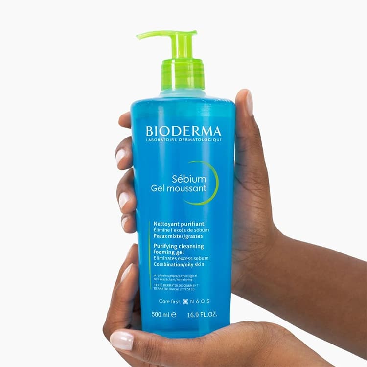 ژل شوینده صورت Bioderma مدل Sebium حجم 500 میلی لیتر — تصویر ۳