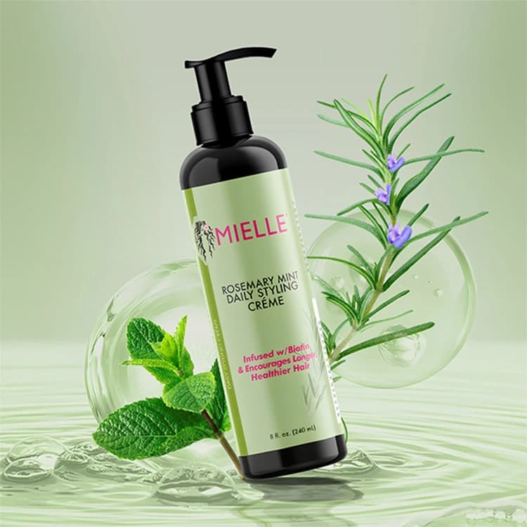 کرم مو Mielle مدل Rosemary Mint Daily Styling حجم 240 میلی لیتر — تصویر ۳