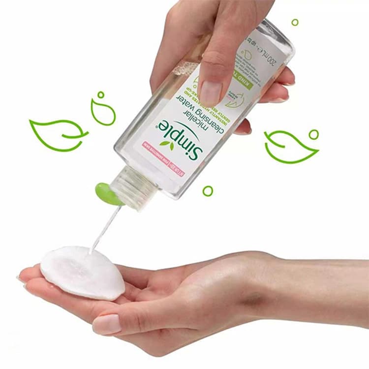 میسلار واتر Simple مدل Gently Removes حجم 200 میلی لیتر — تصویر ۶