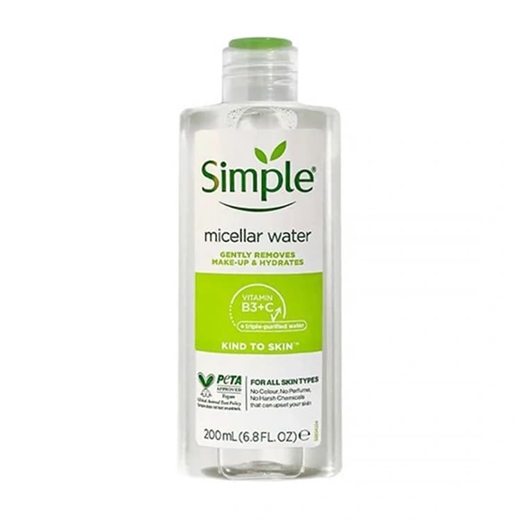 میسلار واتر Simple مدل Gently Removes حجم 200 میلی لیتر — تصویر ۲