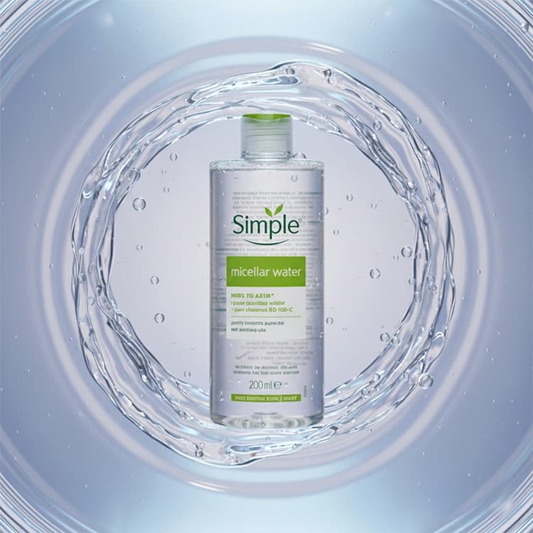 میسلار واتر Simple مدل Gently Removes حجم 200 میلی لیتر — تصویر ۴
