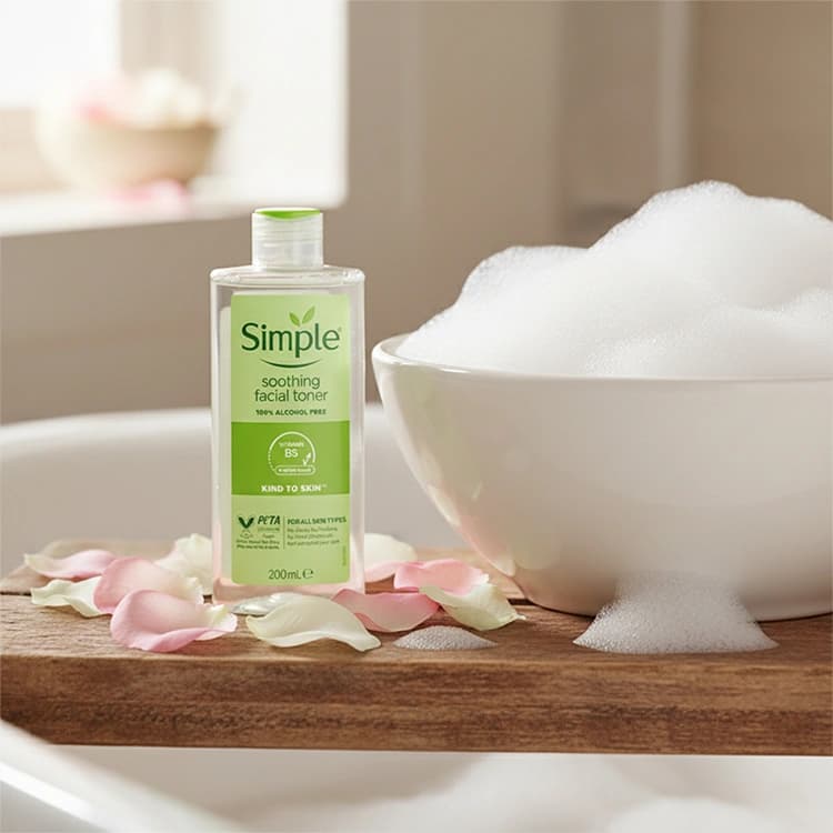 تونر Simple مدل Soothing حجم 200 میلی لیتر — تصویر ۴