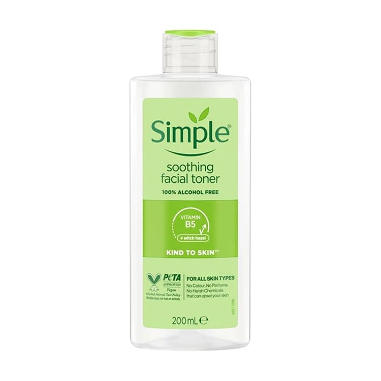 تونر Simple مدل Soothing حجم 200 میلی لیتر