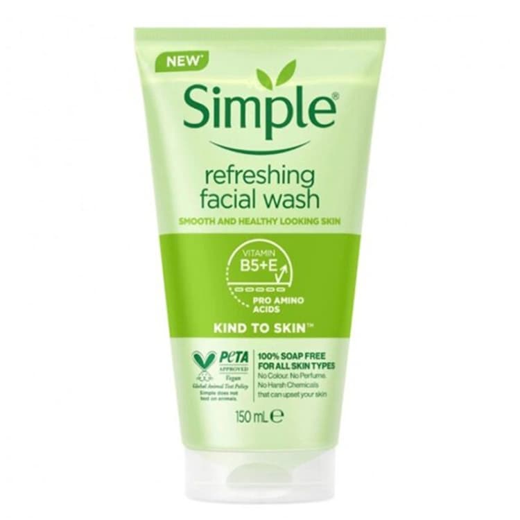 ژل شوینده صورت Simple مدل Refreshing حجم 150 میلی لیتر — تصویر ۲