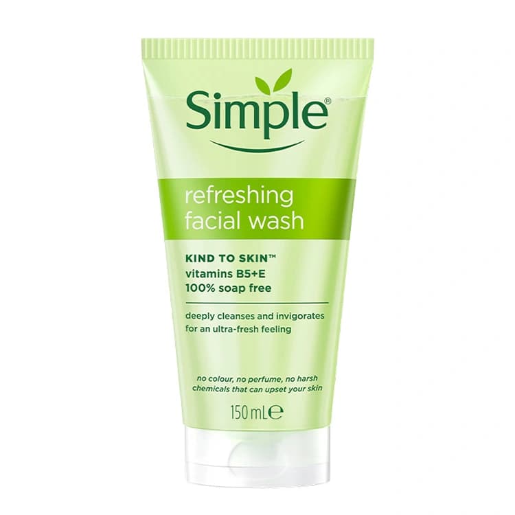 ژل شوینده صورت Simple مدل Refreshing حجم 150 میلی لیتر