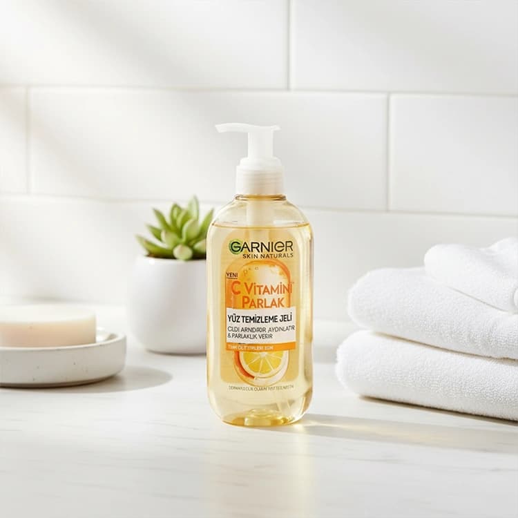 ژل شوینده صورت Garnier مدل Vitamin C حجم 200 میلی لیتر — تصویر ۵