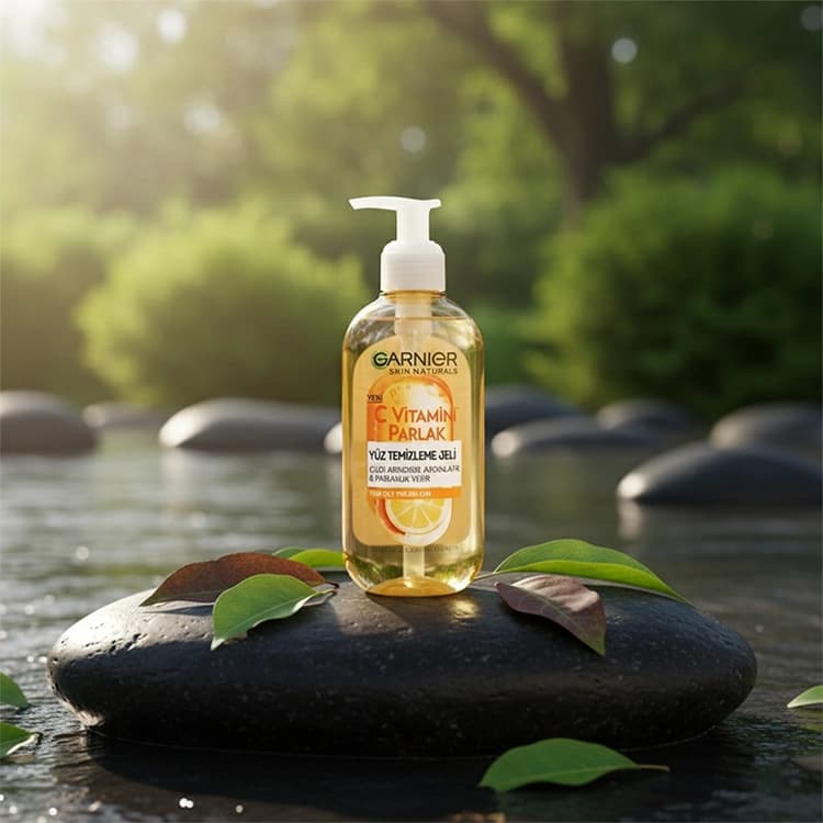 ژل شوینده صورت Garnier مدل Vitamin C حجم 200 میلی لیتر — تصویر ۴