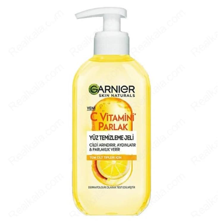 ژل شوینده صورت Garnier مدل Vitamin C حجم 200 میلی لیتر