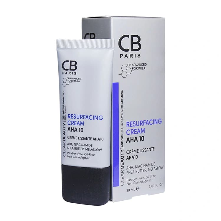 کرم لایه بردار CB Paris مدل Resurfacing AHA 10 حجم 30 میلی لیتر — تصویر ۲