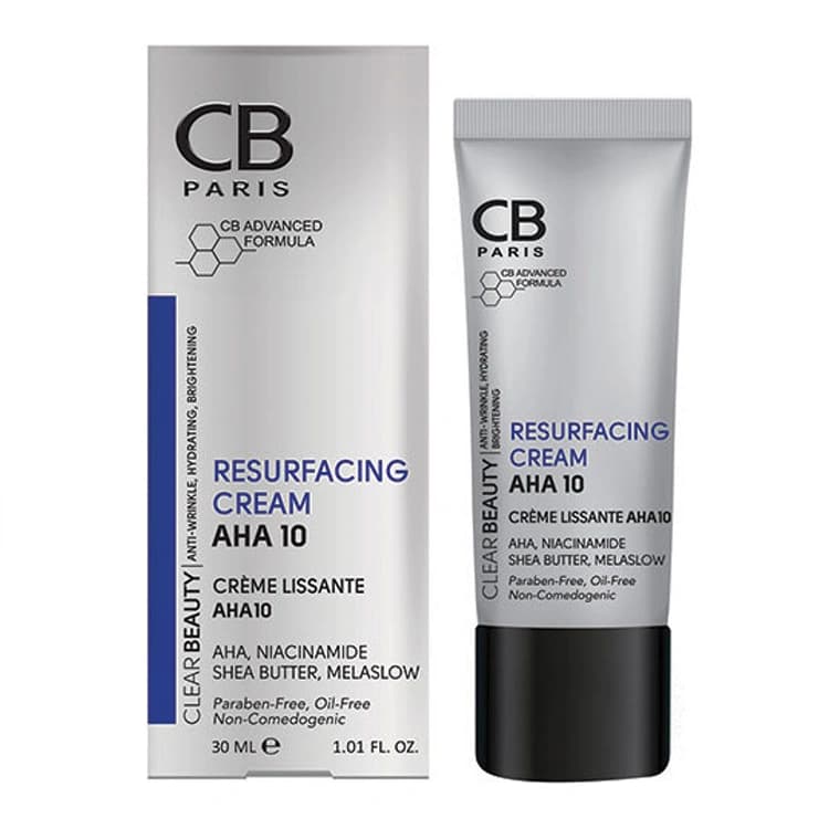 کرم لایه بردار CB Paris مدل Resurfacing AHA 10 حجم 30 میلی لیتر — تصویر ۳