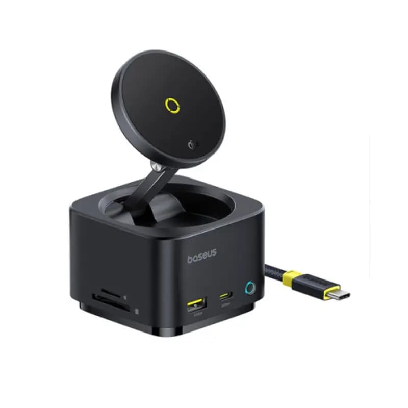 شارژر بی‌سیم باسئوس مدل MagPro Series II 7-in-1 Wireless Charger 15W — تصویر ۲
