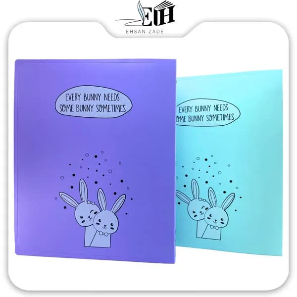 پاپکو-کلاسور 4 حلقه پاستلي کد 4418 — تصویر ۲