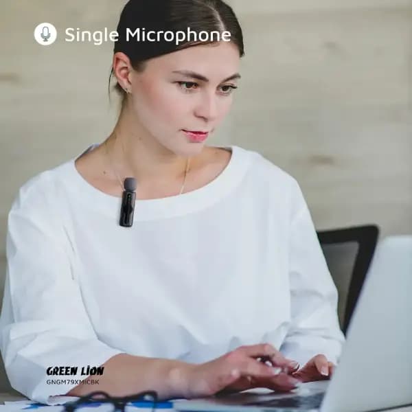 میکروفون بی‌سیم 3 در 1 گرین لاین مدل Green Lion 3 in 1 Noise Cancellation Microphone GM-79X — تصویر ۷