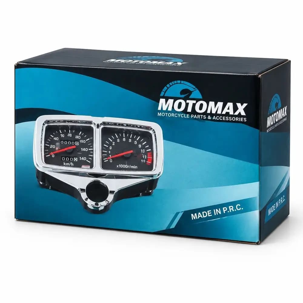 کیلومتر CDI آبکاری استیل خارجی MOTOMAX تا ۱۲۰ کیلومتر — تصویر ۲