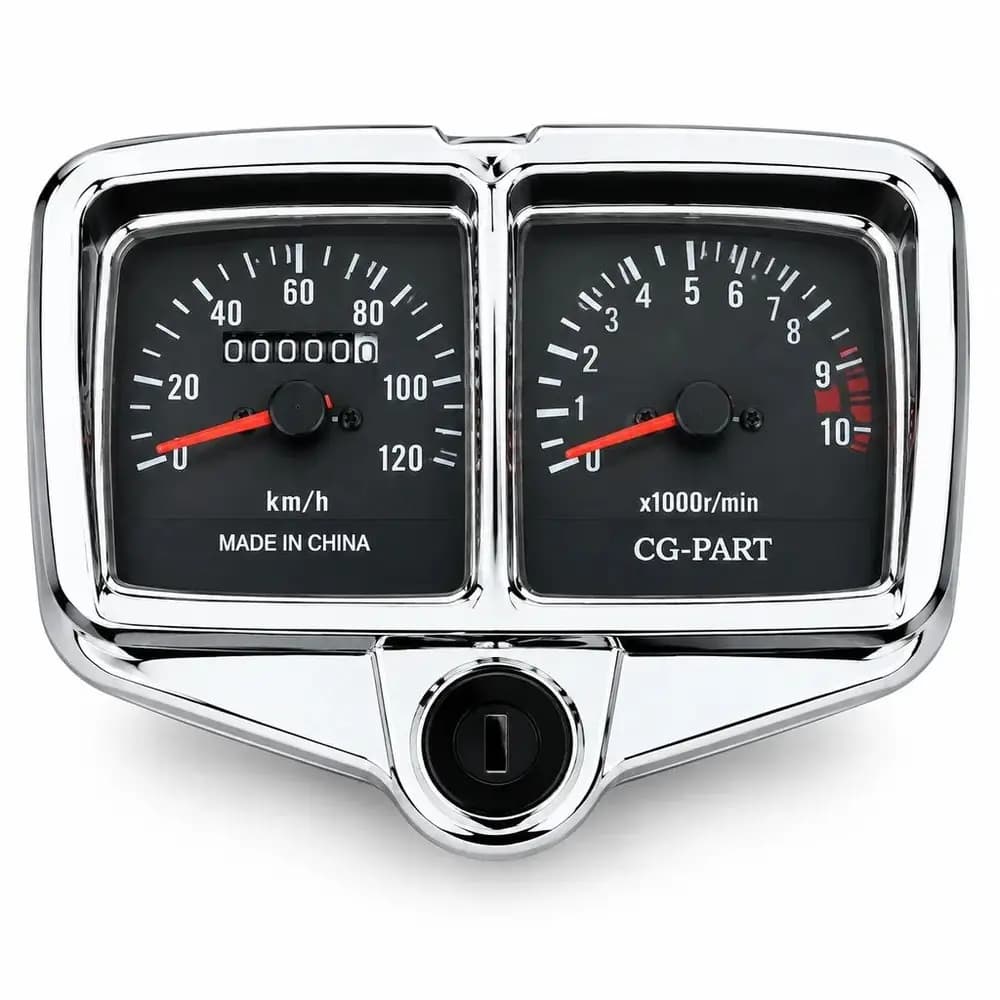 کیلومتر CDI آبکاری استیل خارجی MOTOMAX تا ۱۲۰ کیلومتر