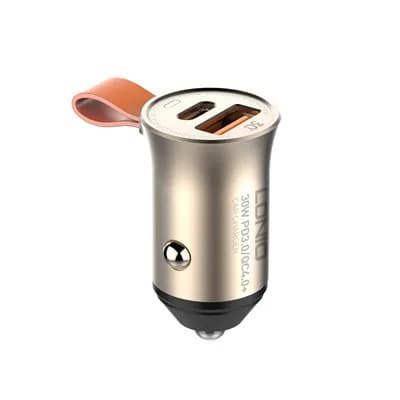 شارژر فندکی ۳۰ وات الدینیو مدل LDNIO C509Q — تصویر ۳