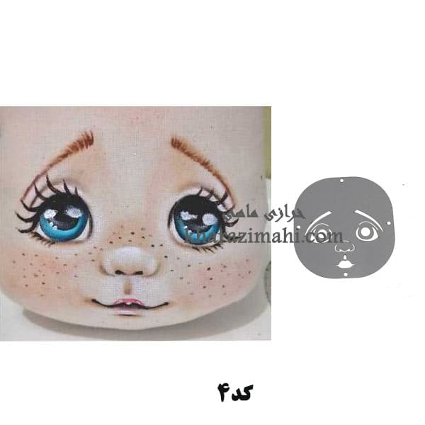 شابلون عروسک طراحی چهره{کد4}
