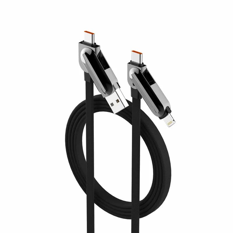 کابل تبدیل USB-C به USB و لایتنینگ الدنیو مدل LDNIO LC25
