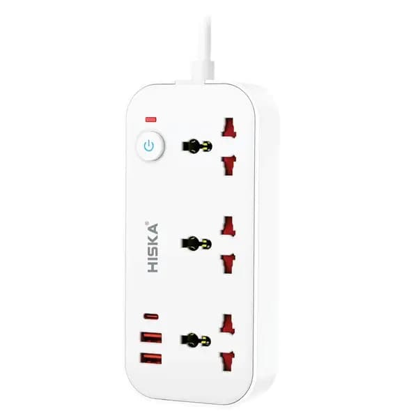 چند راهی برق 2500 وات هیسکا مدل Hiska CH-5511