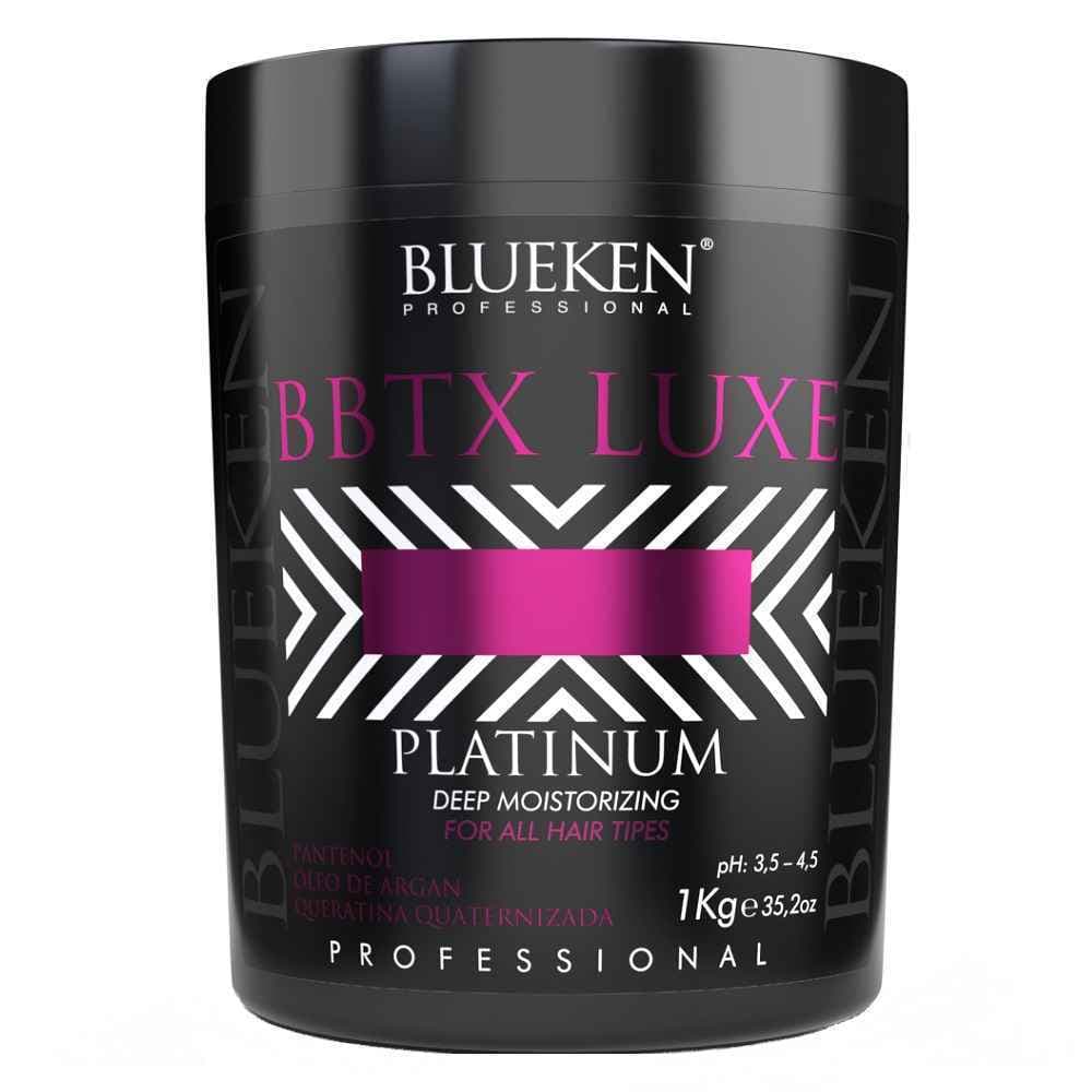 بوتاکس مو بلوکن BLUEKEN مدل لوکس پلاتینیوم BBTX LUXE PLATINUM اصل حجم 1000ml | صافی 60% و احیای 100%