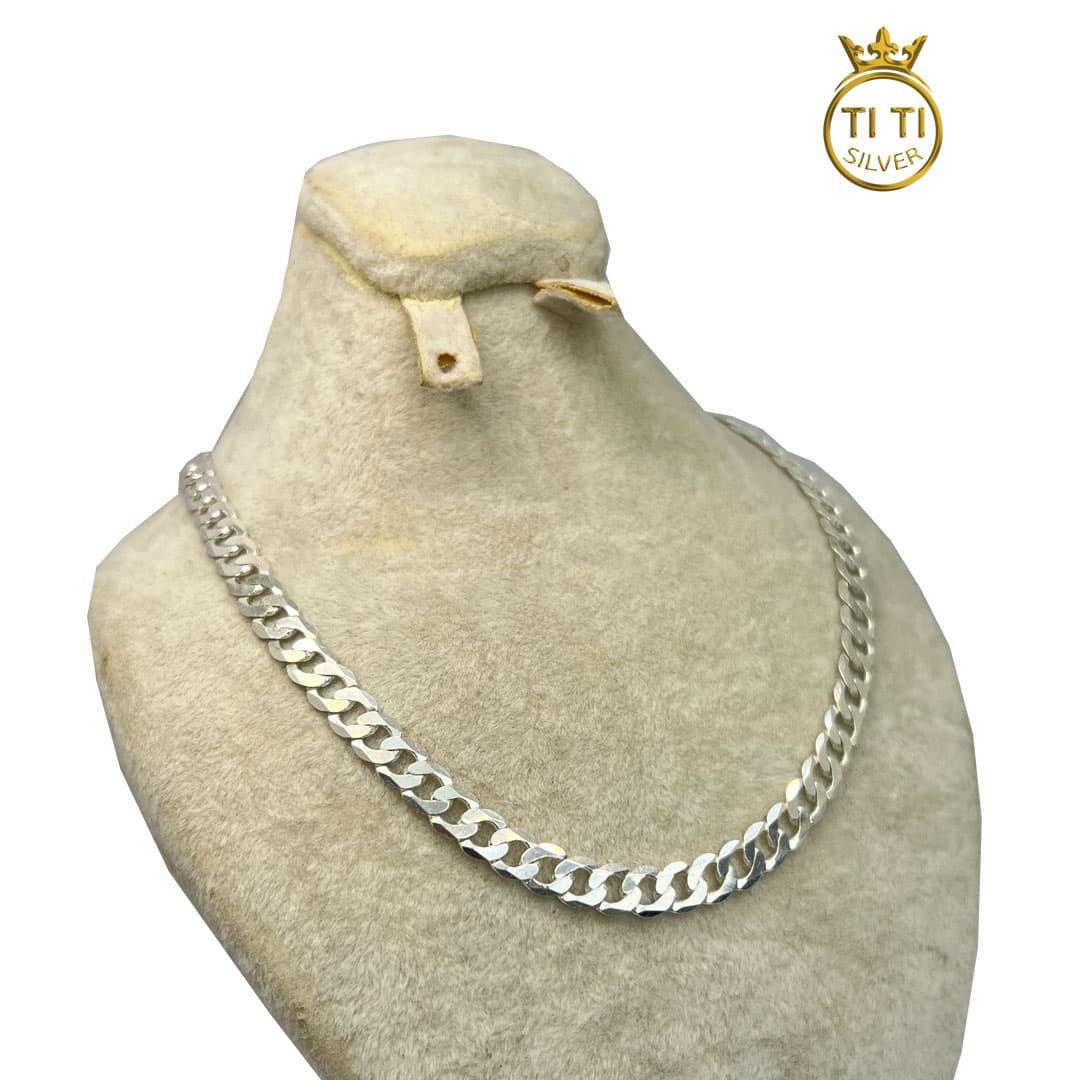 زنجیر ایتالیایی نقره خاص