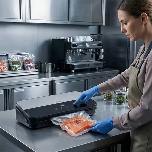 وکیوم مواد غذایی هیسکا مدل Hiska HR-82 Food Vacuum Sealer — تصویر ۳