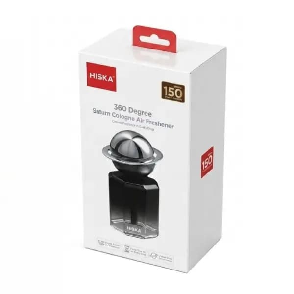 خوشبو کننده هوا هیسکا مدل Hiska HR-29 360″ Saturn Cologne AIR Freshener — تصویر ۴