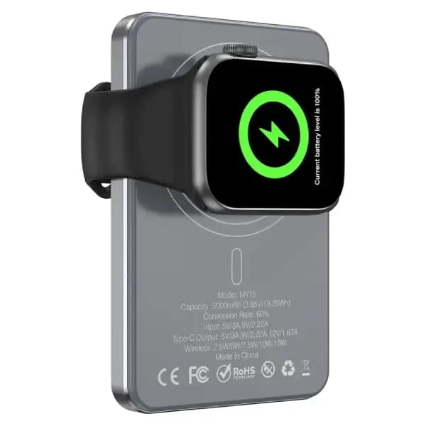 پاوربانک 20 وات 5000 هزار مگ سیف گرین لاین مدل Green Lion G-Mag 3-In-1 — تصویر ۳