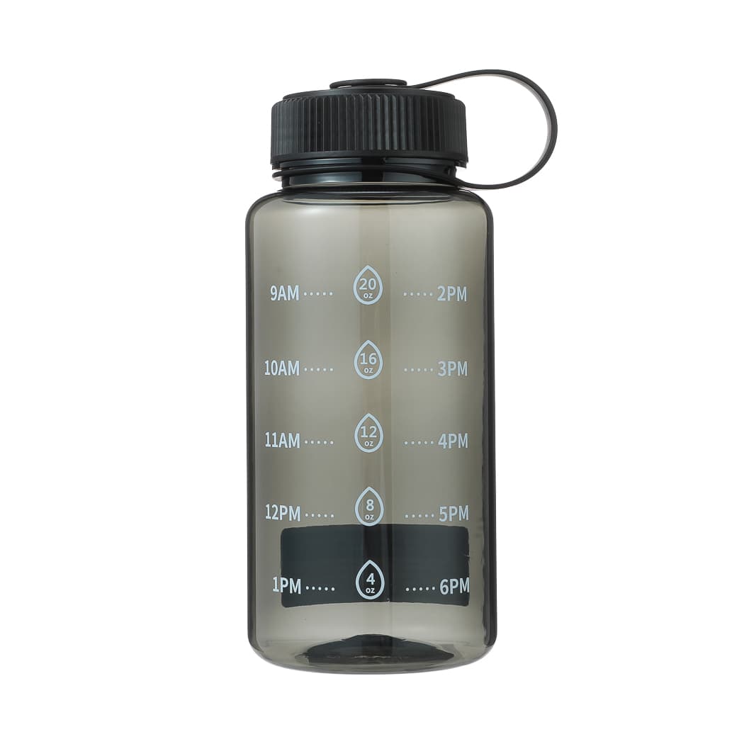 بطری اسپرت مینیسو، مدل MINISO Plastic Water Bottle، مشکی، 800 میلی لیتر