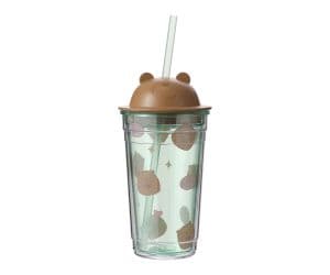 بطری در دار و نی دار مینیسو، مدل We Bare Bears- Water Bottle، ما خرسها، سبز، 440 میلی لیتر