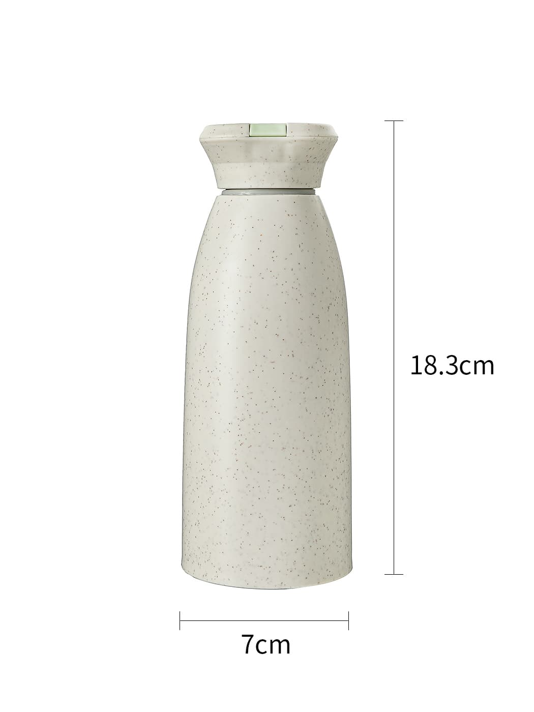 بطری مینیسو، مدل Glass Bottle with Stretchable Lanyard، بژ، 350 میلی لیتر — تصویر ۳