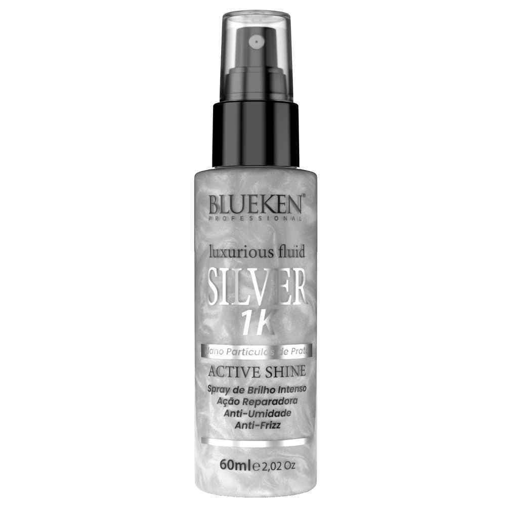 اسپری صاف و براق کننده قوی بلوکن BLUEKEN اصل مدل SILVER حجم 60 میل | تقویت و مغذی مو