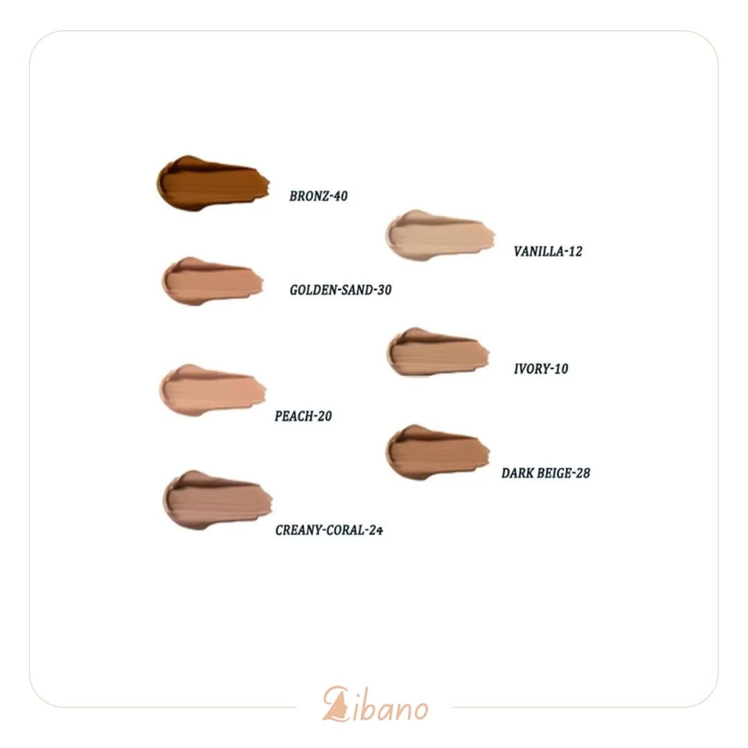 این لی کرم پودر مات کننده شماره 12 Matte Foundation INLAY — تصویر ۲