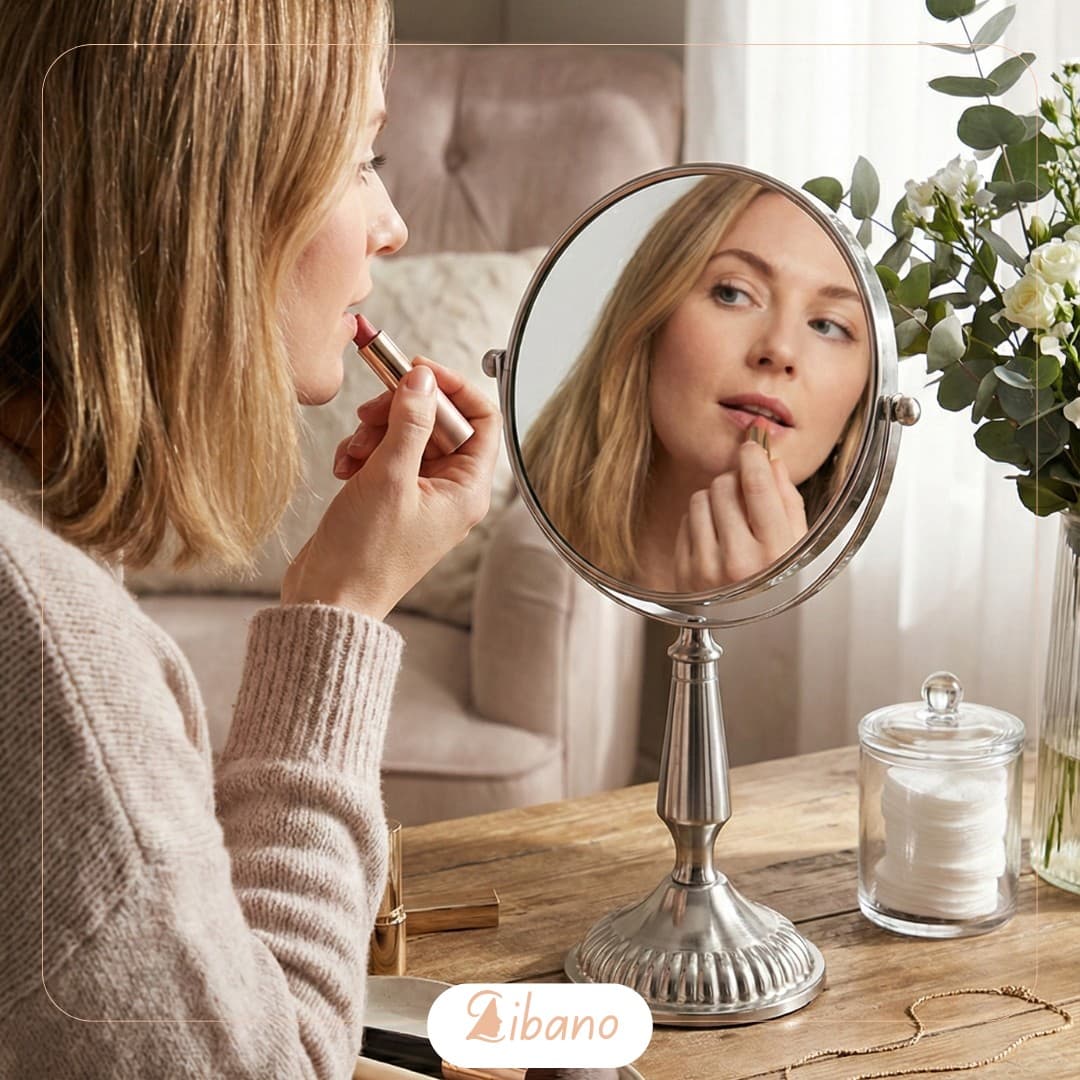 آینه ایستاده نارسیس (Narcis) رنگ نوک مدادی مدل TQ-C31-04 — تصویر ۲