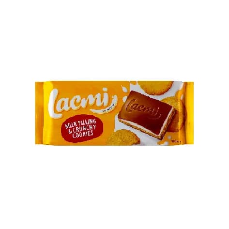 شکلات با مغز کرم شیر و کرانچی کوکی لاکمی روشن Roshen Lacmi