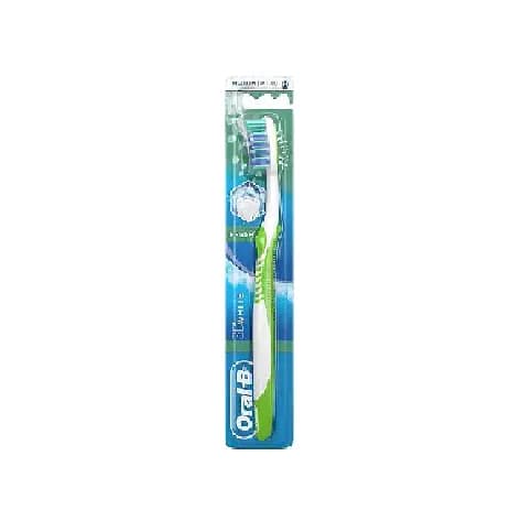 مسواک مدل تری دی وایت سبز رنگ اورال بی Oral-B
