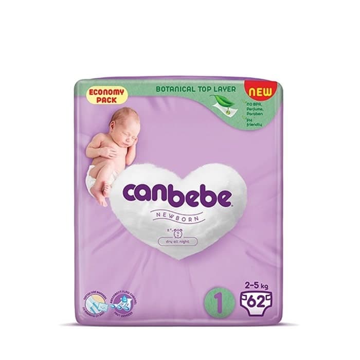 پوشک کودک سایز 1 جان به به Canbebe — تصویر ۵