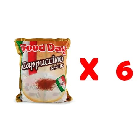 کاپوچینو گوددی اصل بسته 6 عددی (30*6) Good day