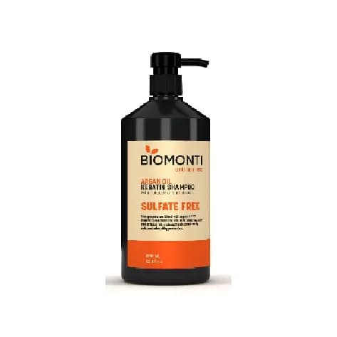شامپو فاقد سولفات حاوی روغن آرگان بیومونتی Biomonti