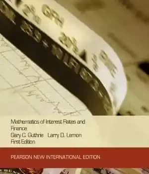 دانلود کتاب Mathematics of Interest Rates and Finance (Pearson New International Edition) – ریاضیات نرخ بهره و امور مالی (نسخه…