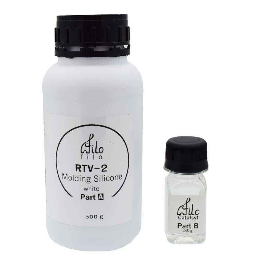سیلیکون قالب گیری سفید فیلو مدل RTV2 وزن 500 گرم
