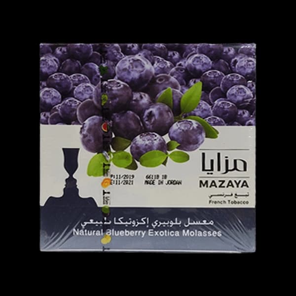 تنباکو قلیان مزایا بلوبری Mazaya blueberry exotica hookah tobacco — تصویر ۲